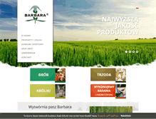 Tablet Screenshot of barbara.pl