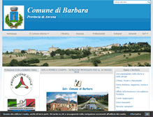 Tablet Screenshot of comune.barbara.an.it